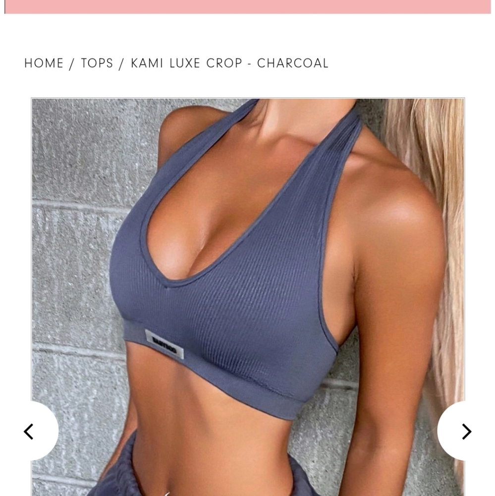Babyboo gray sports bra never worn
